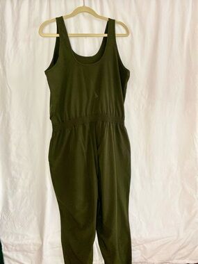 Old Navy Olive Green Sleeveless Jumpsuit